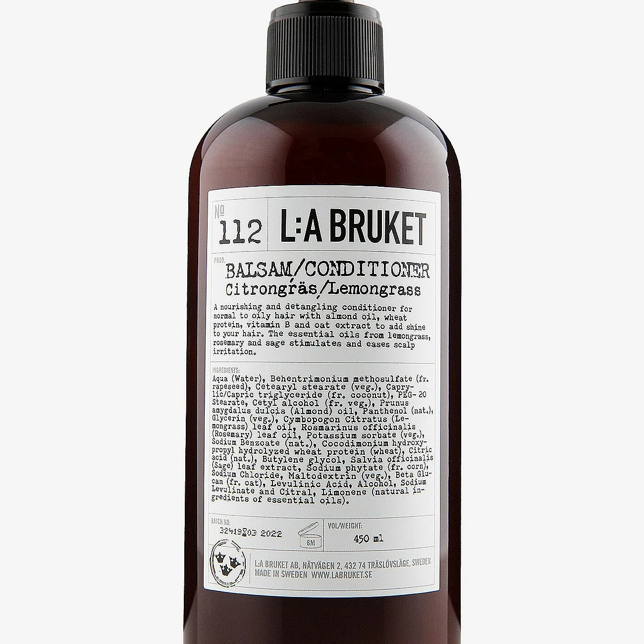 L:a Bruket 112 Balsam Citrongräs (450ml)
