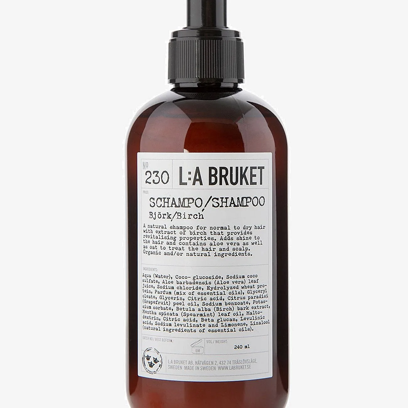 L:a Bruket 230 Schampo Björk (240ml)