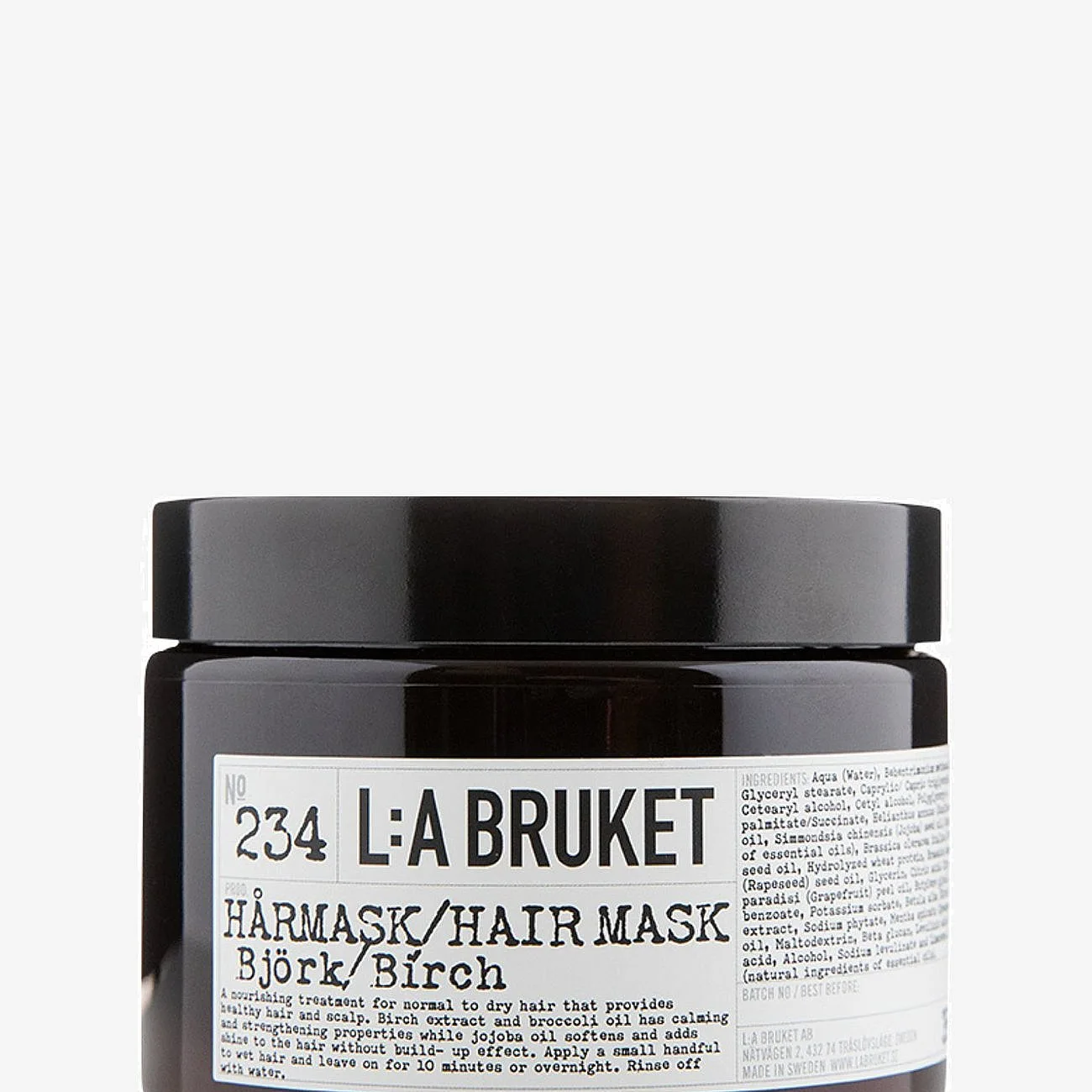 L:a Bruket 234 Hairmask Birch - Nude - 350 g