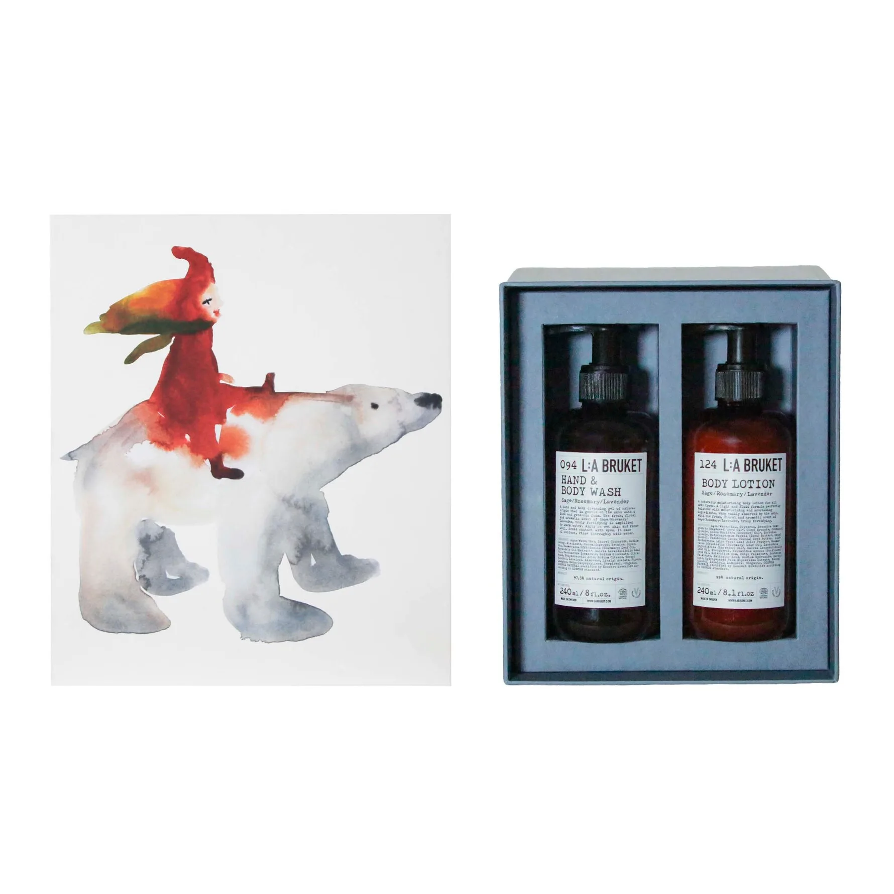 L:a Bruket Winter Kit Along For The Ride Gift Box (Limited Edition)