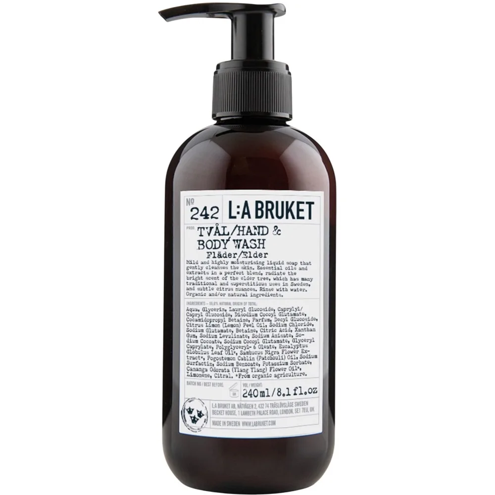 242 Hand & Body Wash, Elder, 450ml