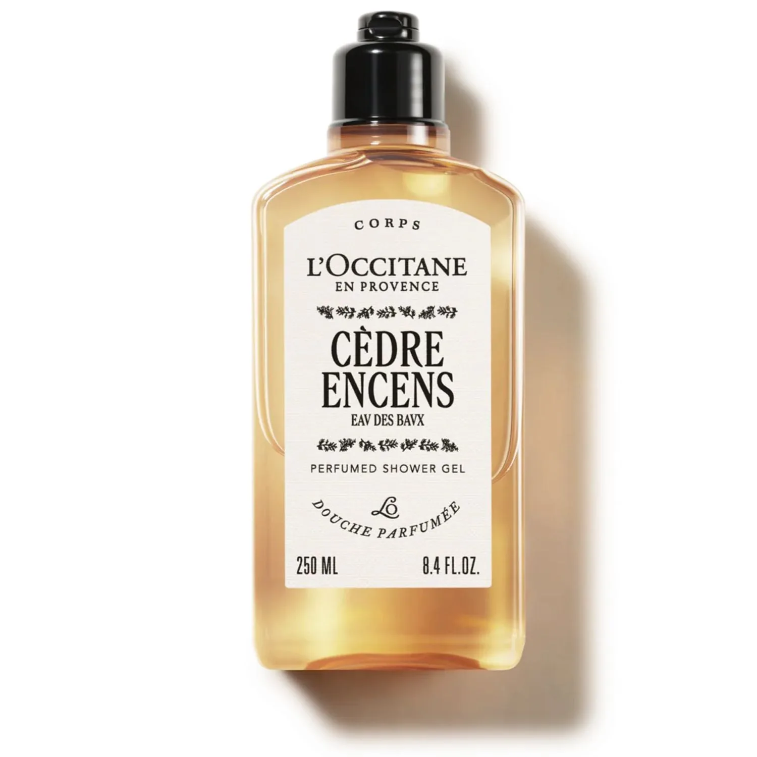 L'Occitane en Provence Cédre Encens Shower Gel, Body & Hair - 250 ml