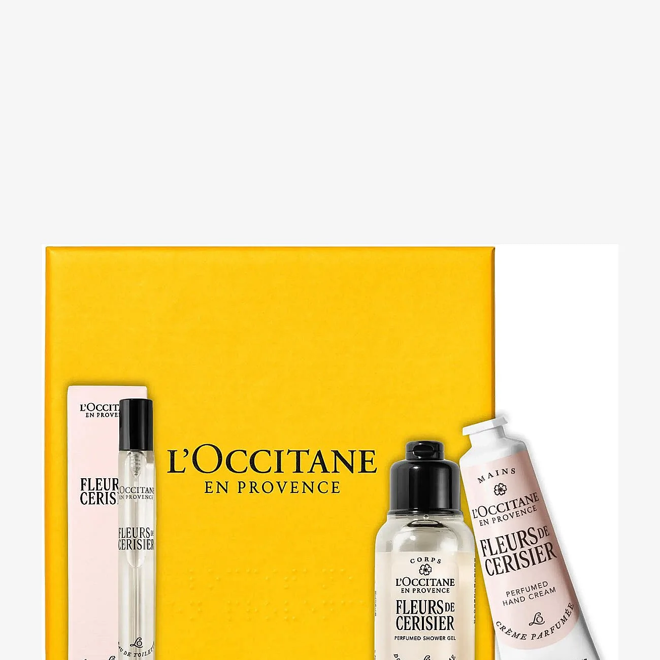 L'Occitane en Provence Fleurs De Cerisier Routine 3 pcs