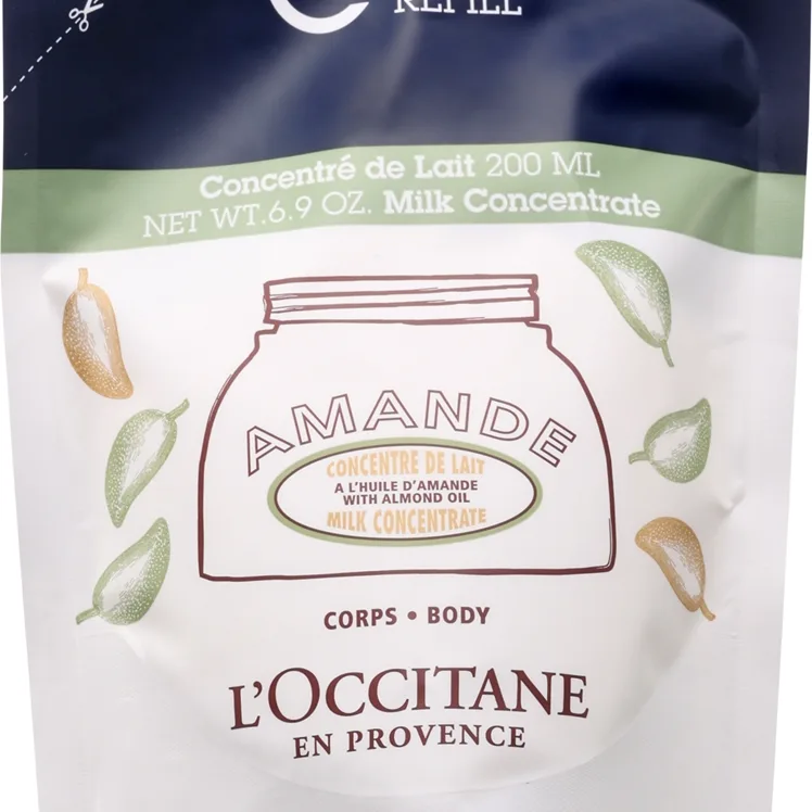 L’Occitane Almond Milk Concentrate Åtstramande kroppskräm Påfyllning 200 ml