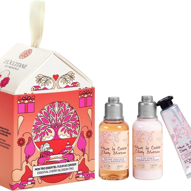 L’Occitane Cherry Blossom Ornament Presentförpackning för kropp