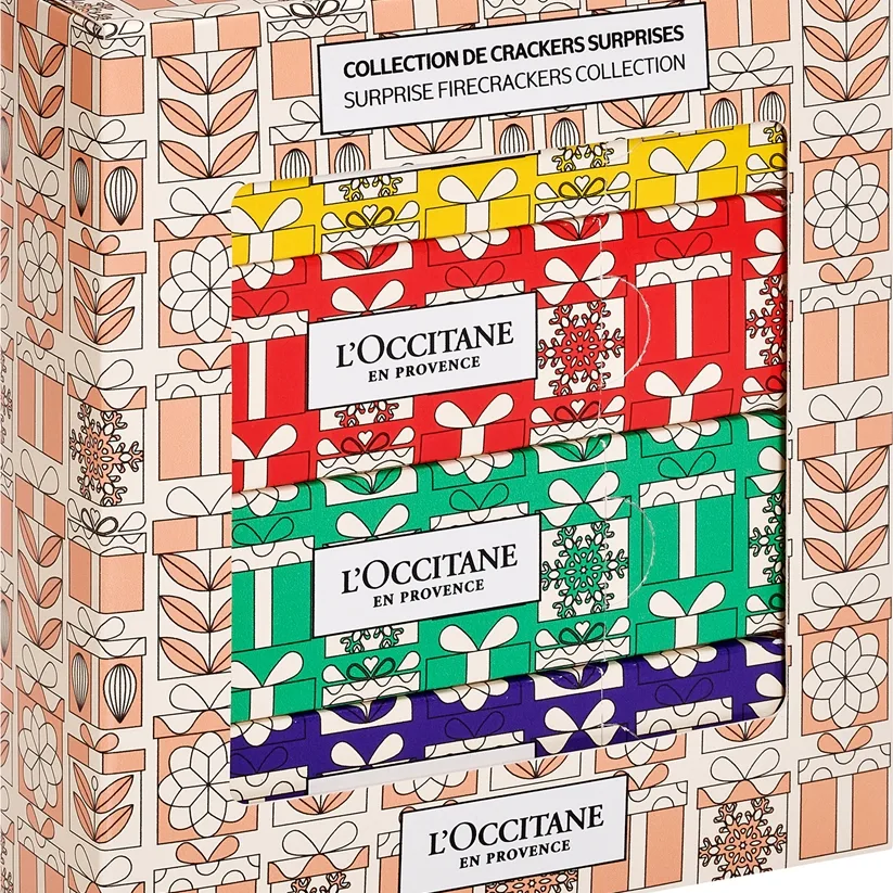 L’Occitane Crackers Kit Presentförpackning för kropp