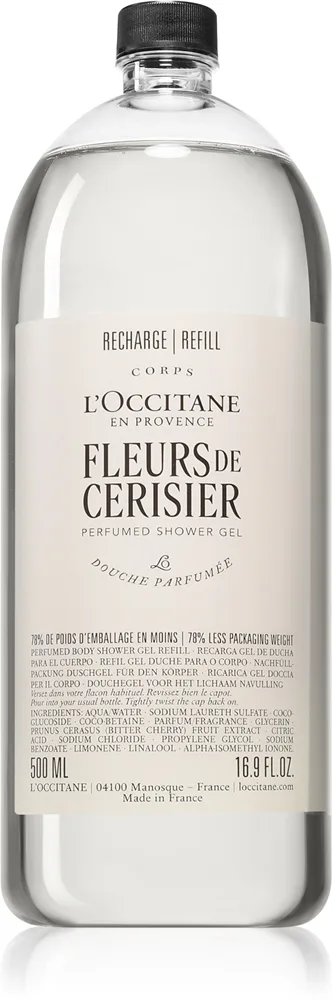 Fleurs De Cerisier (cherry Blossom) Perfumed Shower Gel Refill