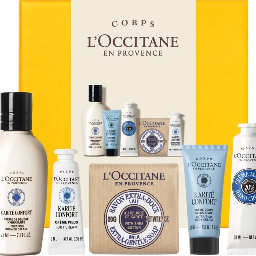 L’Occitane Karité Confort Nourishing Routine lahjasetti