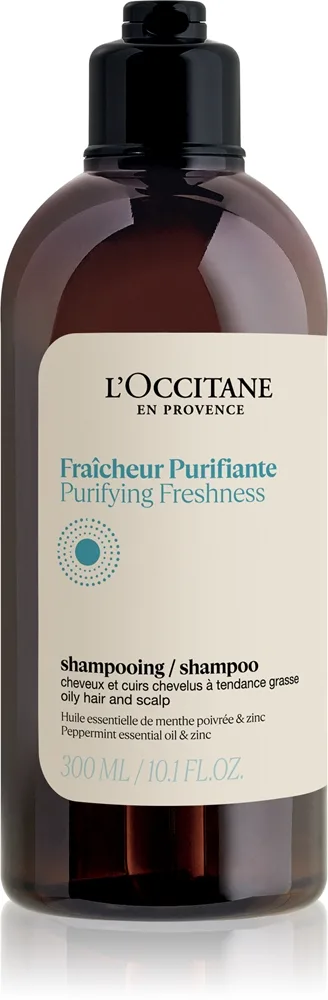 L’Occitane Purifying Freshness Shampoo puhdistava shampoo normaaleille ja rasvoittuville hiuksille 300 ml