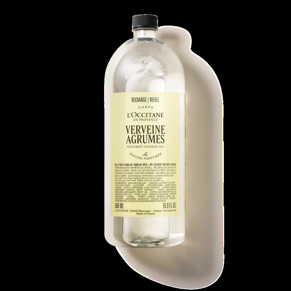 L’Occitane Verveine Agrumes Shower Gel Duschtvål Påfyllning 500 ml