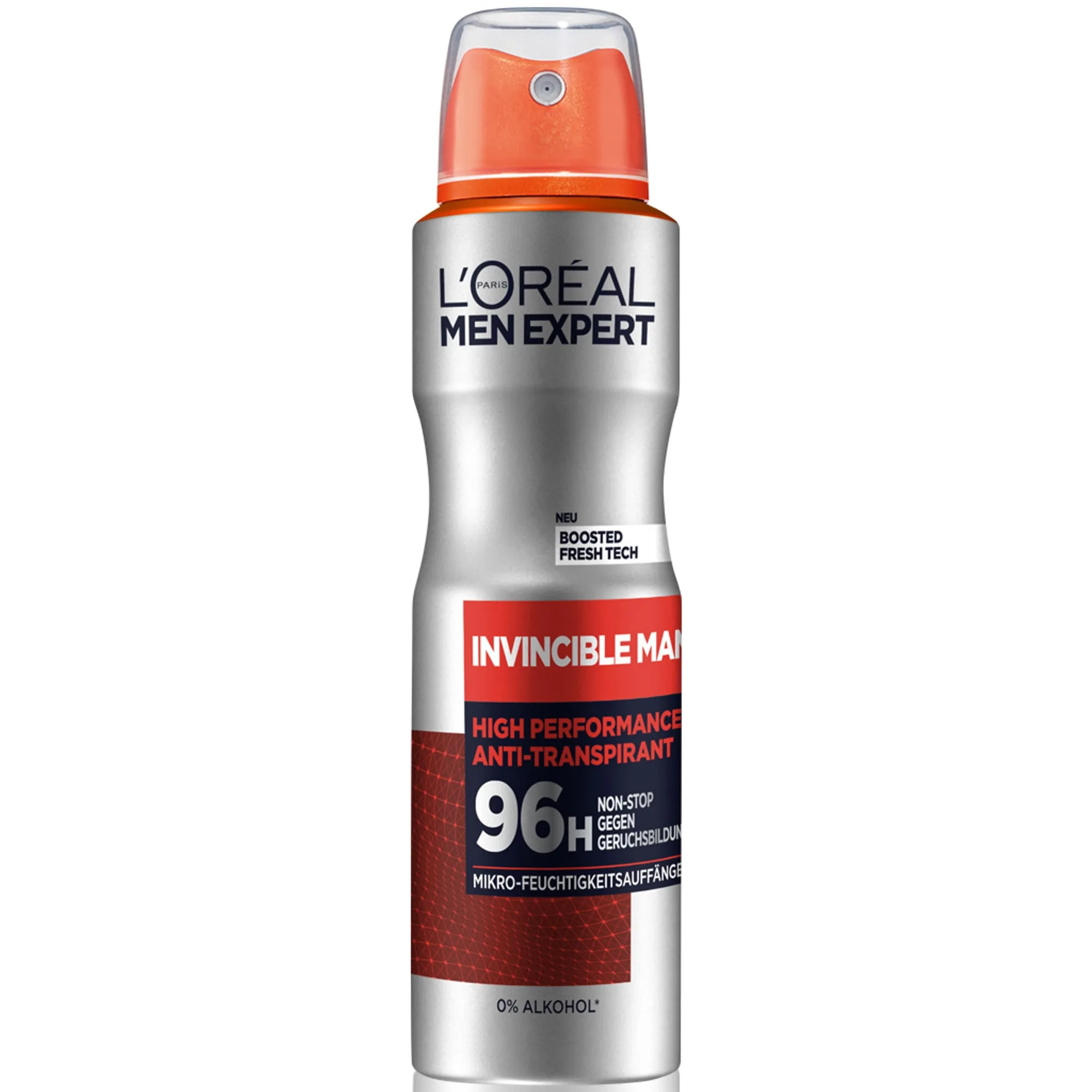 L'Oréal Men Expert Invincible man Anti-transpirant 96H non-stop torrskydd Deodorantspray
