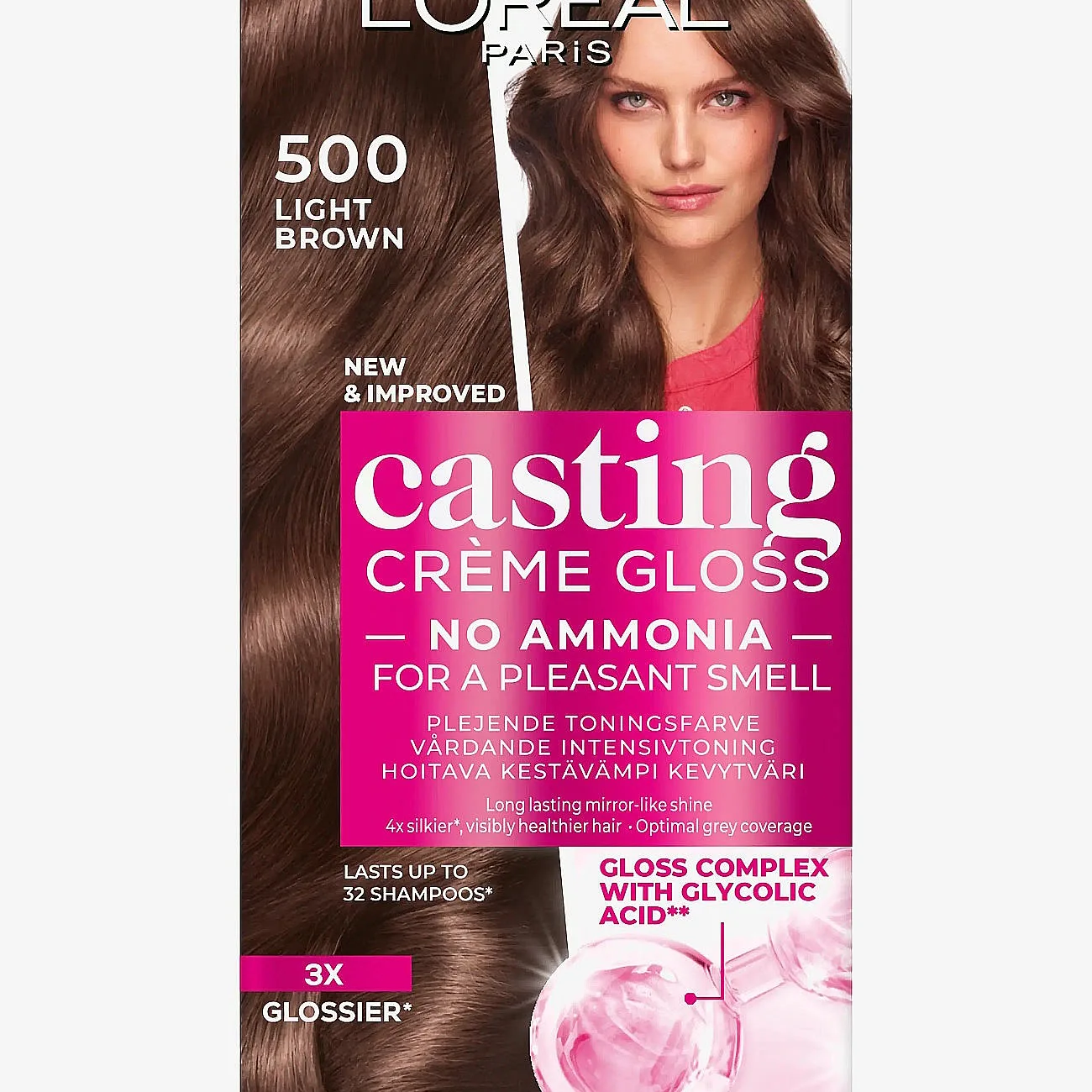 L'Oréal Paris Casting Crème Gloss Semi-Permanent Color 500 Light