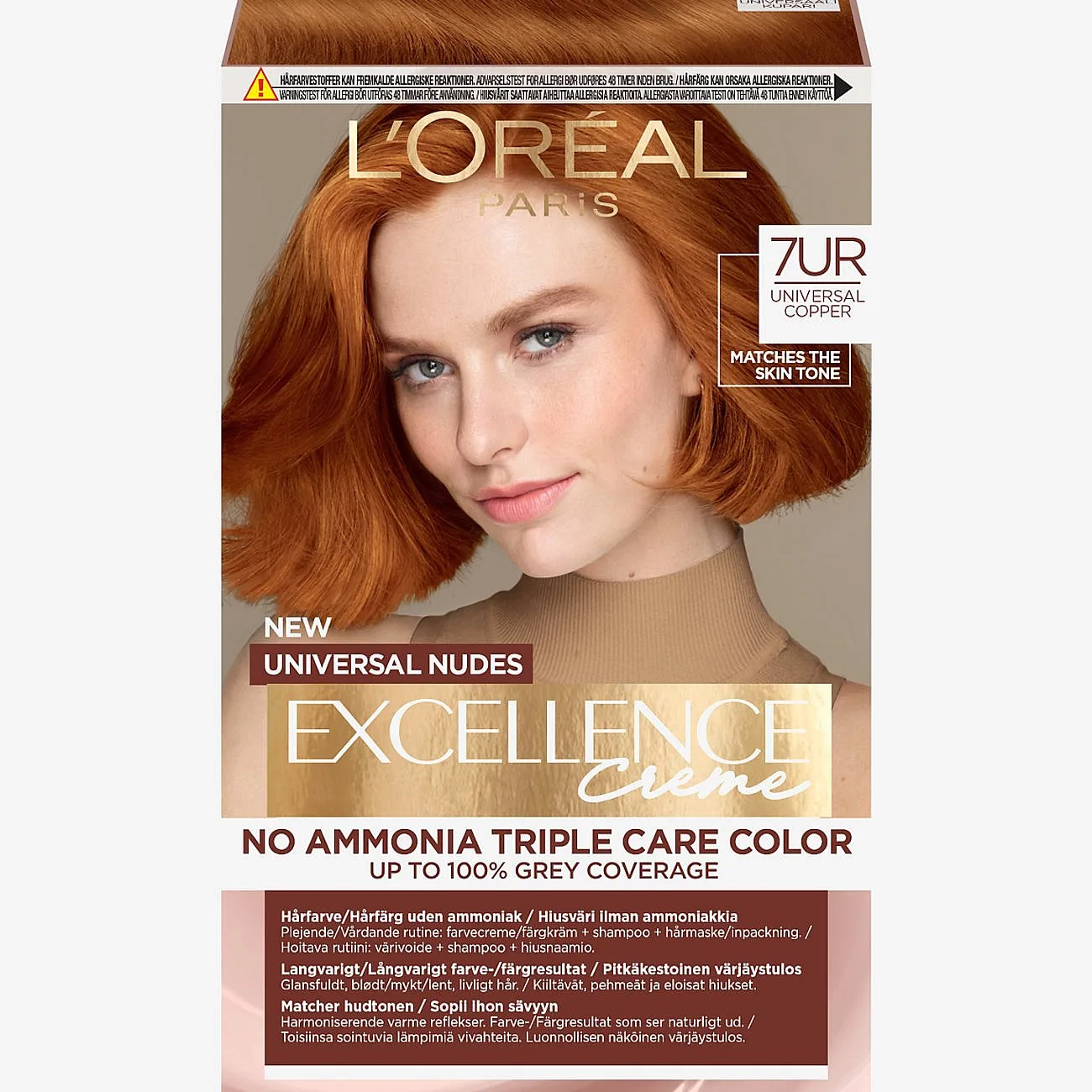 L'Oréal Paris Excellence Universal Nudes Universal Copper 7UC - 1 stk.
