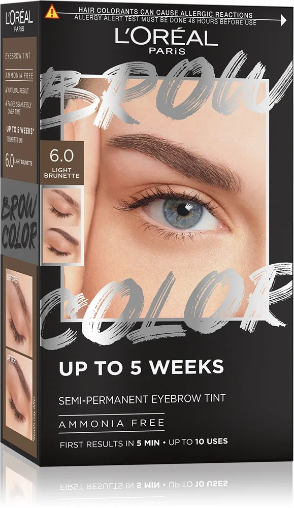 L’Oréal Paris Brow Color Ögonbrynsfärg Skugga 5.0 Brunette 1 st.