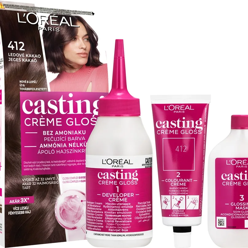 L’Oréal Paris Casting Creme Gloss Hårfarve Skygge 415 Iced Chocolate 1 stk.
