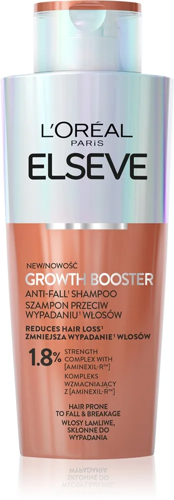 L’Oréal Paris Elseve Growth Booster vahvistava shampoo hiustenlähtöön 200 ml