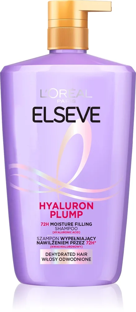 L’Oréal Paris Elseve Hyaluron Plump Fuktgivande schampo med hyaluronsyra 1000 ml