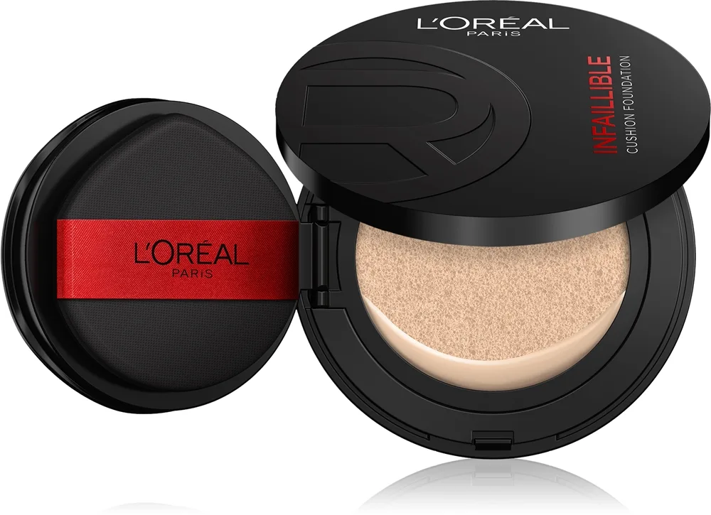 L’Oréal Paris Infaillible Cushion Foundation Langtidsholdbar kompakt foundation Skygge N100 11 g
