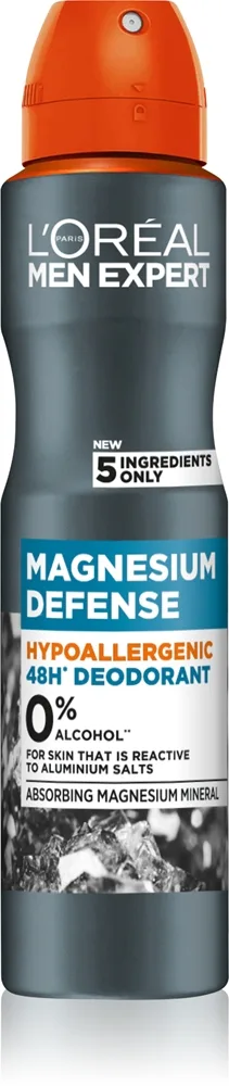 L’Oréal Paris Men Expert Magnesium Defence Deodorantspray för män 250 ml