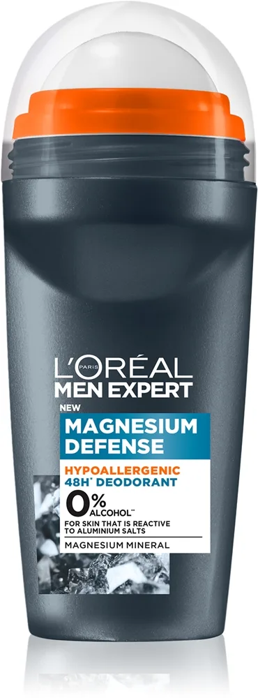 L’Oréal Paris Men Expert Magnesium Defence Roll-On Deodorant för män 50 ml