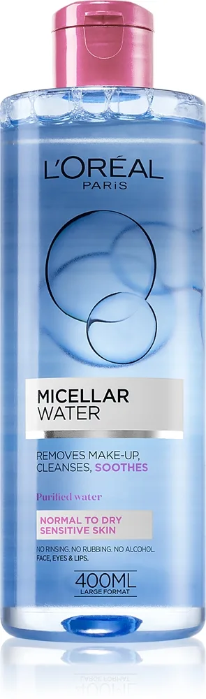 L’Oréal Paris Micellar Water Micellärt vatten för normal till torr och känslig hud 400 ml