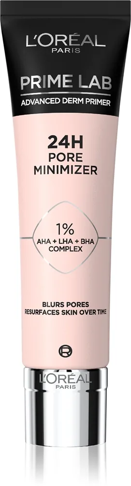 L’Oréal Paris Prime Lab 24H Pore Minimizer Makeup Primer Til at udglatte hud og formindske porer 30 ml