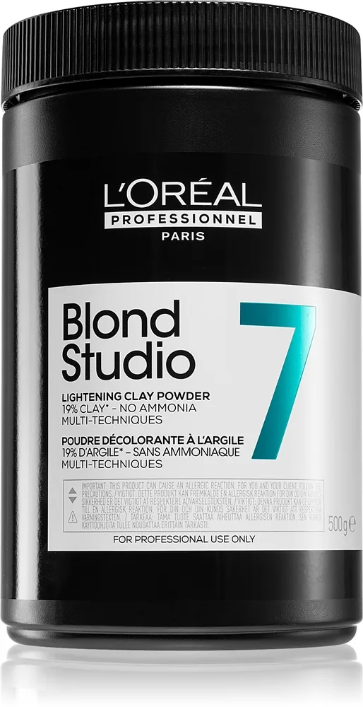 L’Oréal Professionnel Blond Studio Lightening Clay Powder Uppljusande puder Ammoniak-fri 500 g