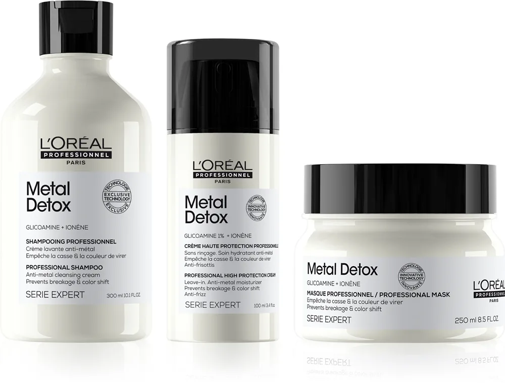L’Oréal Professionnel Serie Expert Metal Detox edullinen pakkaus värjätyille ja vaurioituneille hiuksille