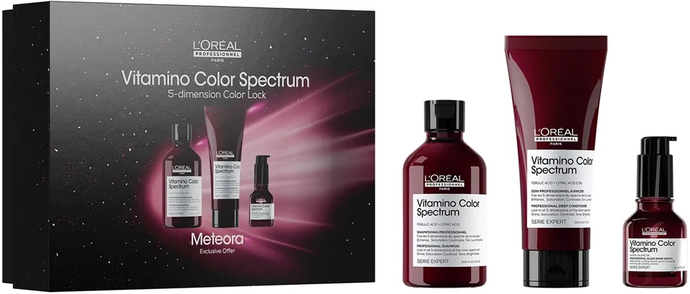 L’Oréal Professionnel Serie Expert Vitamino Color Spectrum lahjasetti värin suojaamiseen