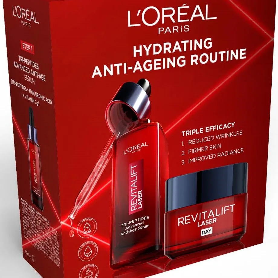 Loreal Paris Revitalift Laser Hydrating Anti-Ageing Routine