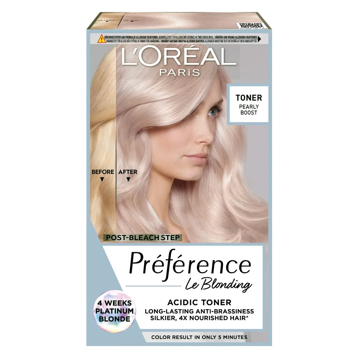 L'Oréal Paris Préférence Le Blonding Acidic Hair Toner 02 Pearly