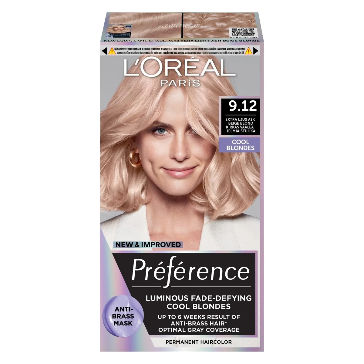 L'Oréal Paris Préférence Core Cool Blondes 9.12