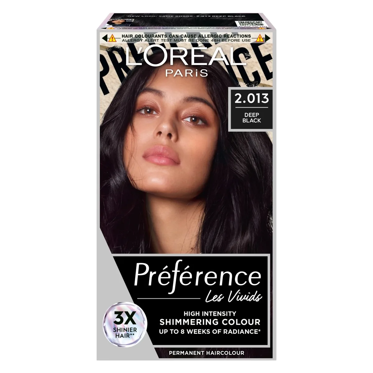 L'Oréal Paris Préférence Vivids Deep Black 2.013 - 1 pcs