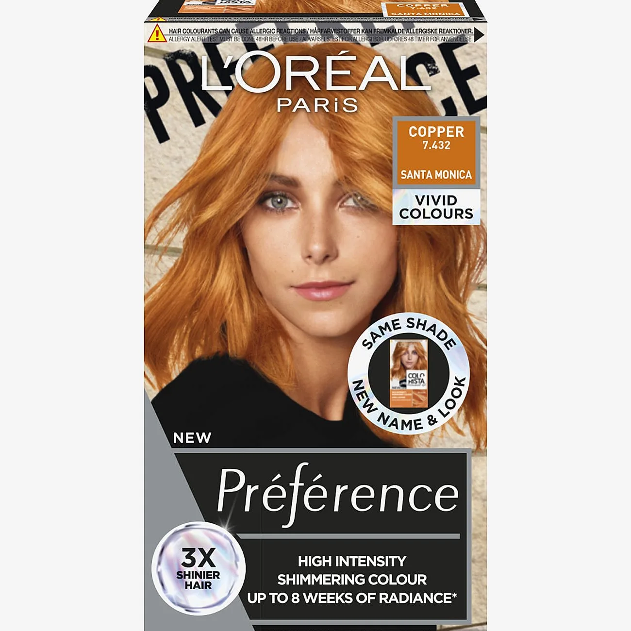 L'Oréal Paris L'oréal Paris Préférence Vivid Colours 7.432 Copper - Red - ONE SIZE