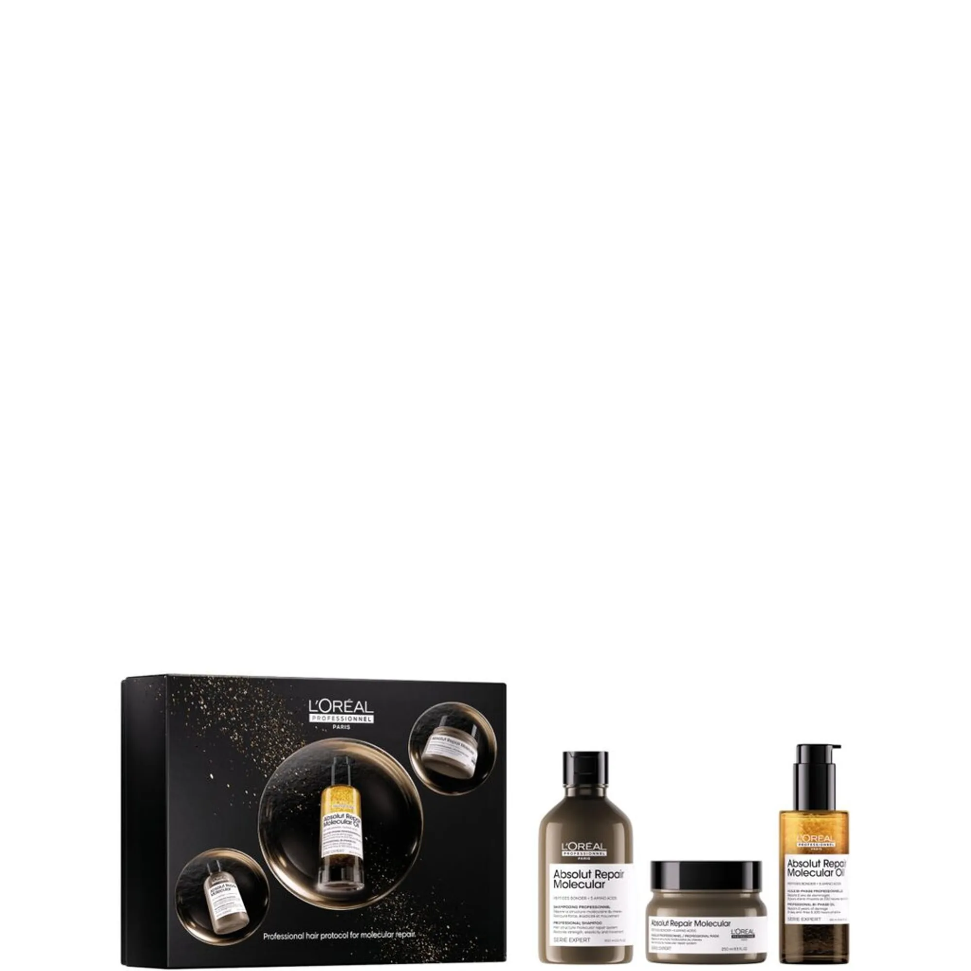 L'Oréal Professionnel Paris Absolut Repair Molecular Haircare Trio Giftset Hiustenhoitosetti