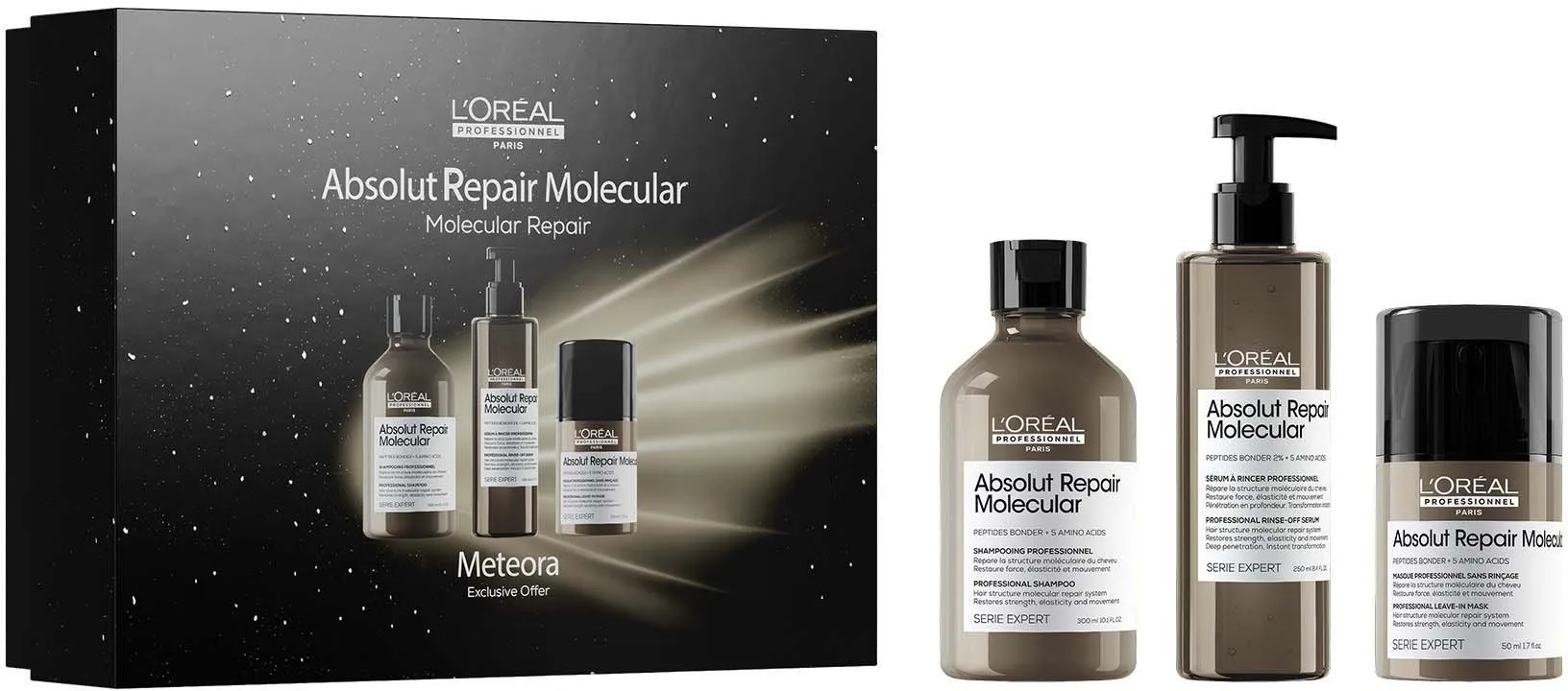 L’Oréal Professionnel Absolut Repair Molecular Set 300 ml 3 stk.