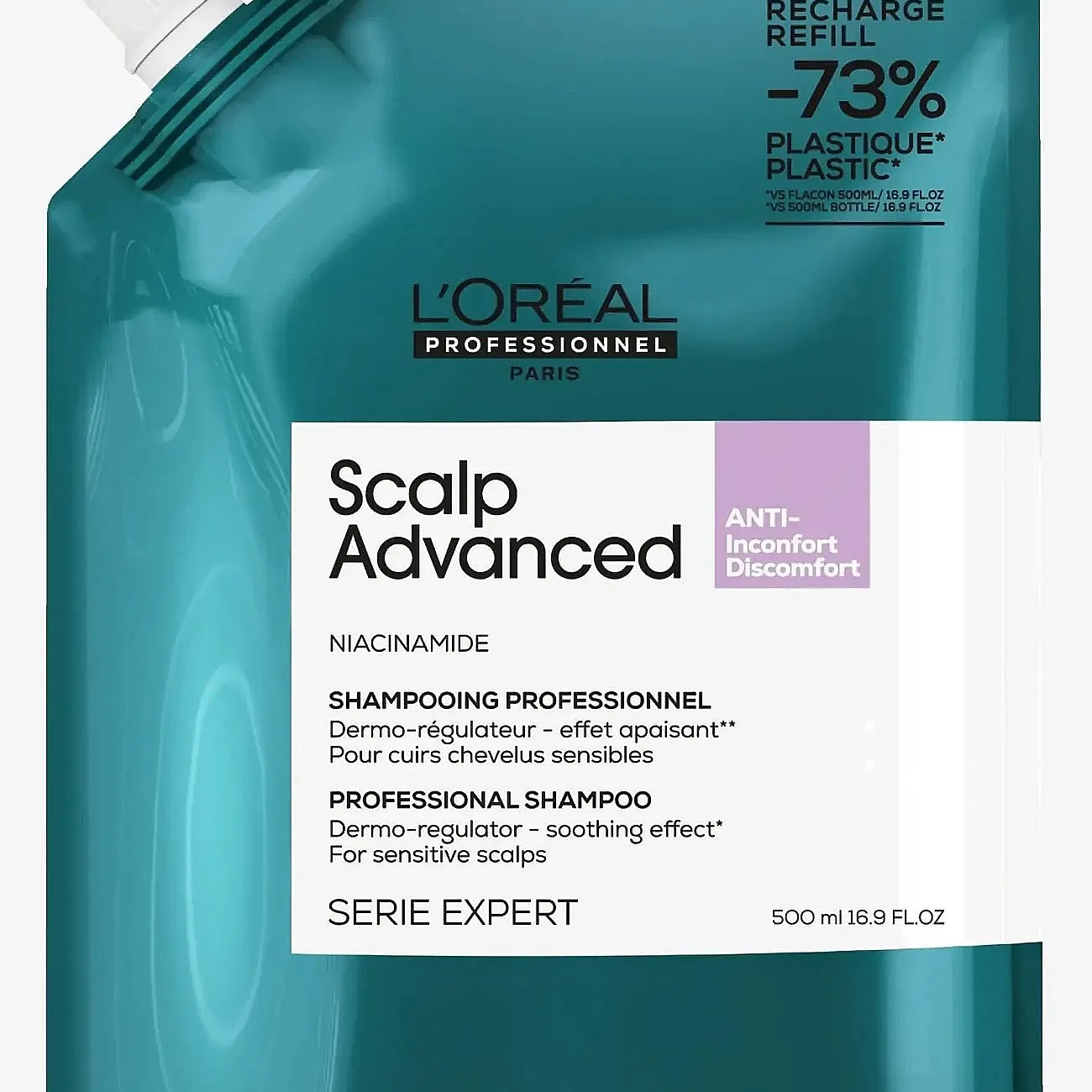 L’Oréal Professionnel Serie Expert Scalp Advanced Shampoo til sensitiv og irriteret hovedbund 500 ml