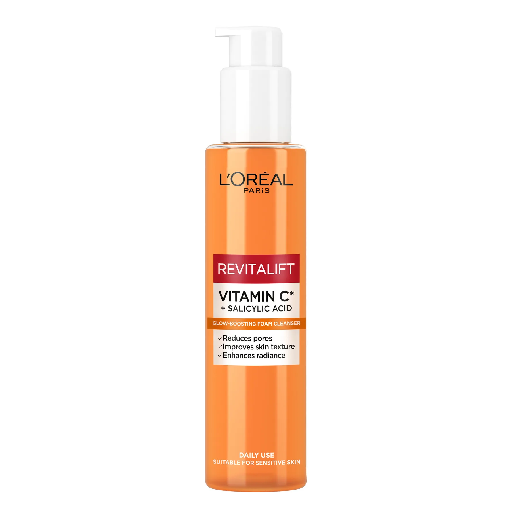 Revitalift Vitamin C + Salicylic Acid Glow-Boosting Foam Cleanser 150 ml