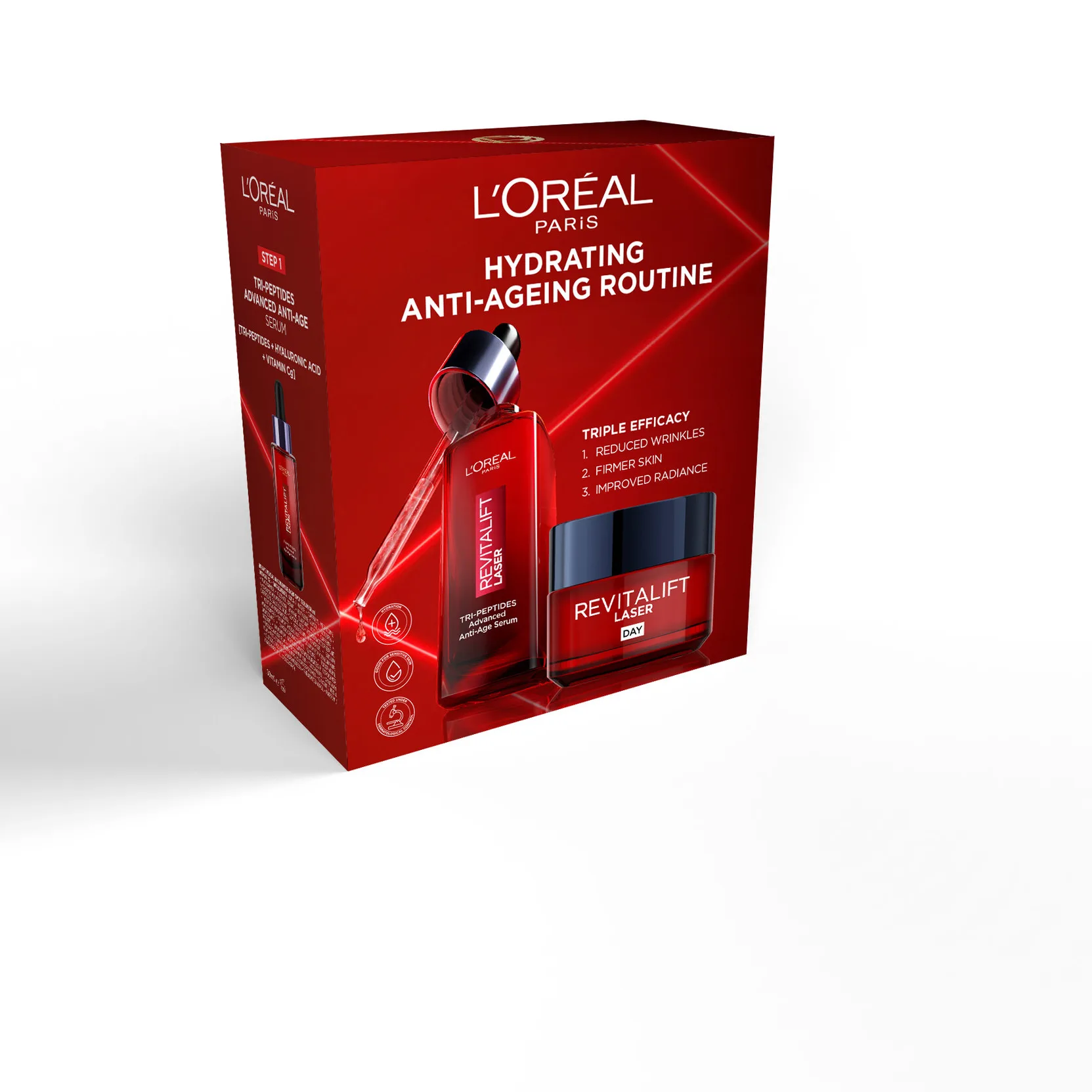Loreal Paris Revitalift Laser Hydrating Anti-Ageing Routine