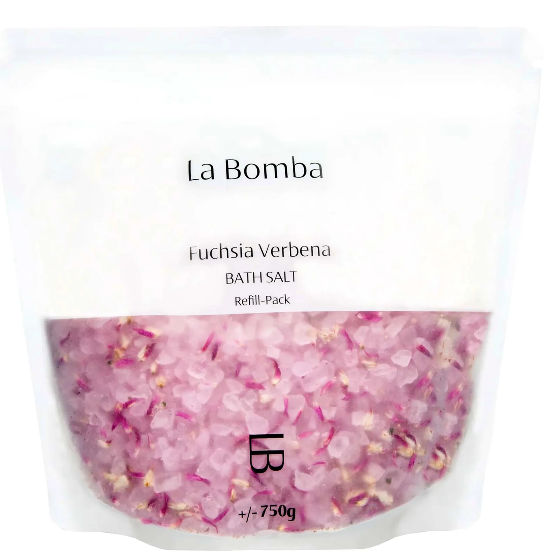 La Bomba Fuchsia Verbena Bath Salt Refill Pack 750 g