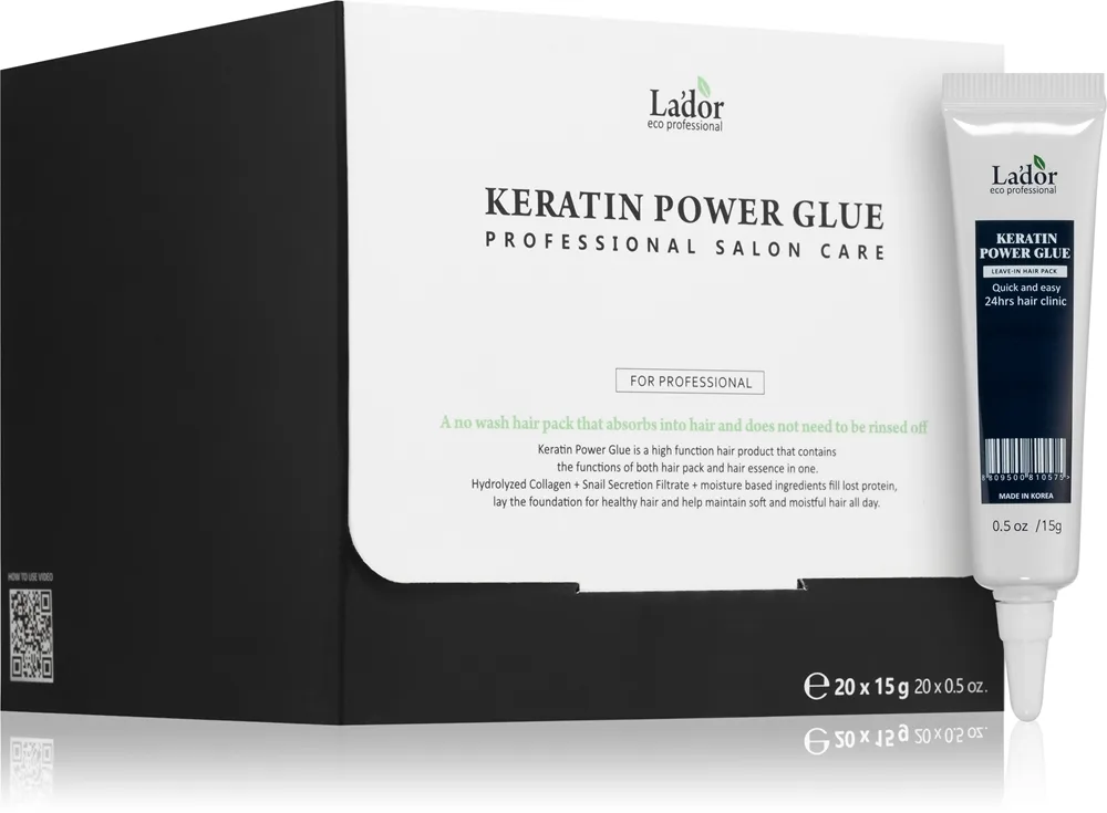 Lador Keratin Power Glue Leave-In Hair Pack 20X15g Leave-in balsam