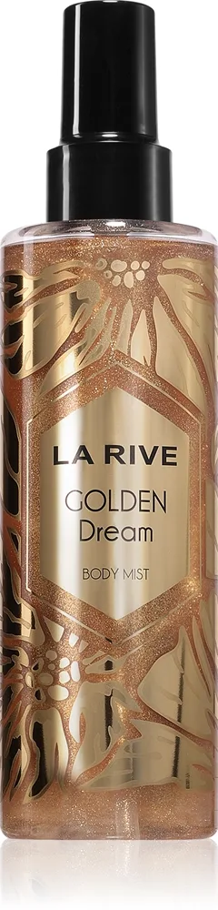 La Rive Golden Dream Body Mist Kropsspray med glitter til kvinder 200 ml
