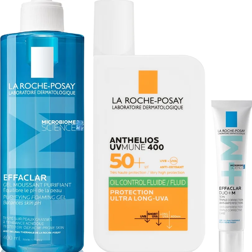 La Roche-Posay Bundles Anti Imperfection Routine setti rasvoittuvalle, akneen taipuvaiselle iholle