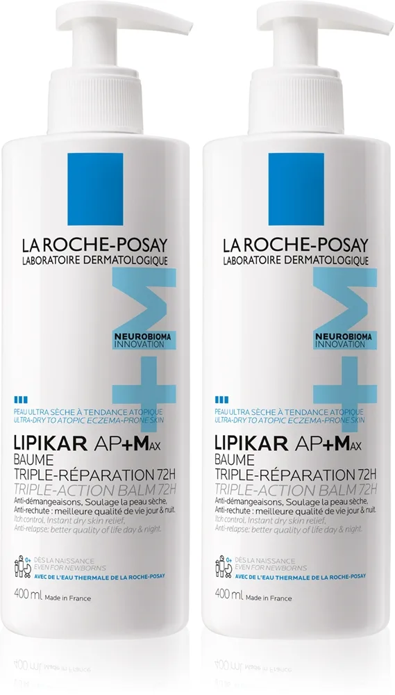 La Roche-Posay Lipikar AP+Max setti ihon rauhoittamiseen