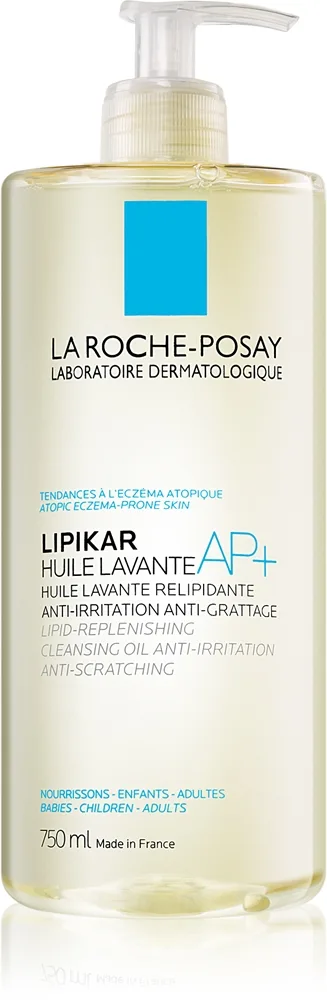 La Roche-Posay Lipikar Huile AP+ Lipid opfyldende renseolie mod irritation 750 ml