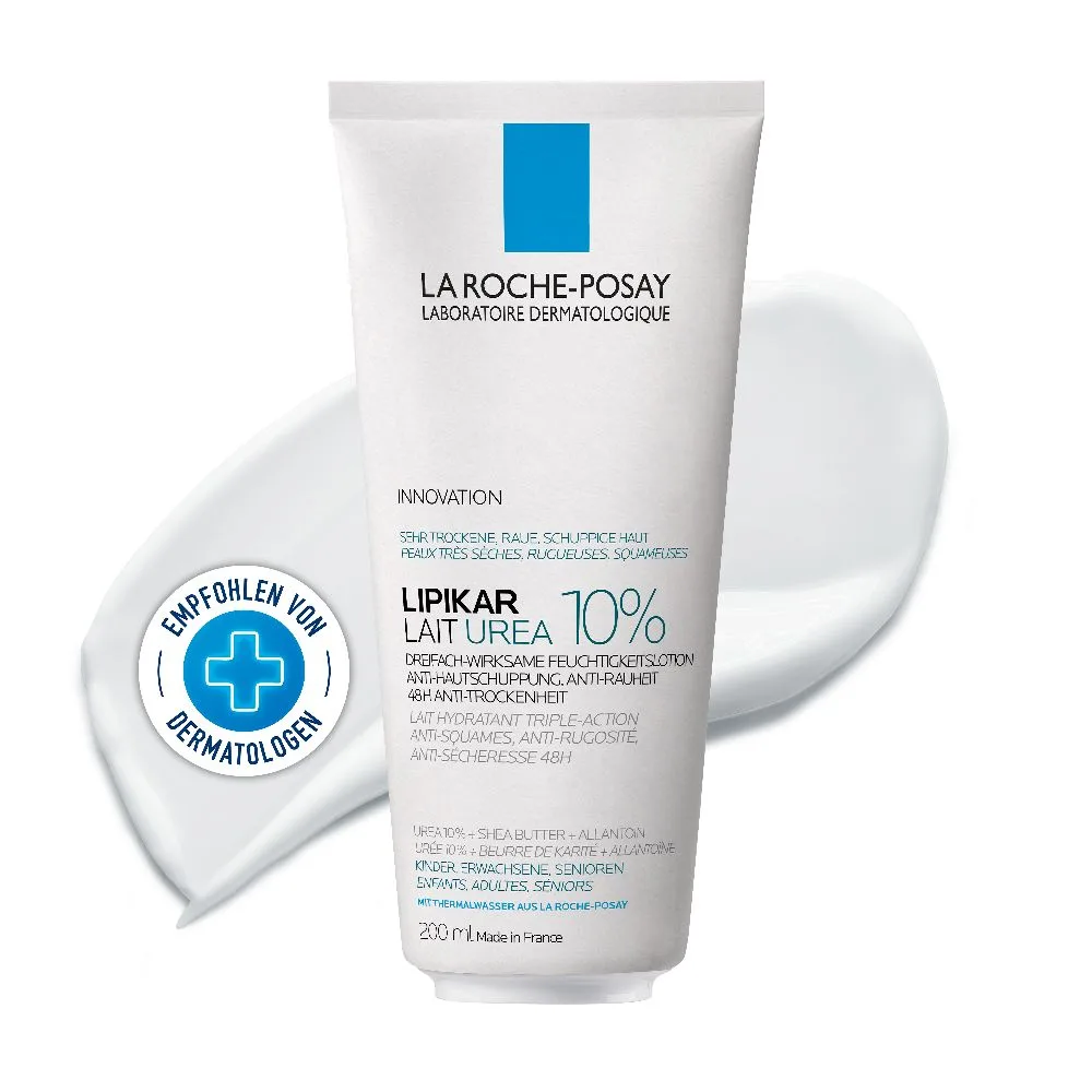 La Roche-Posay Lipikar Lait Urea 10% Beroligende kropsmælk Til meget tør hud 200 ml