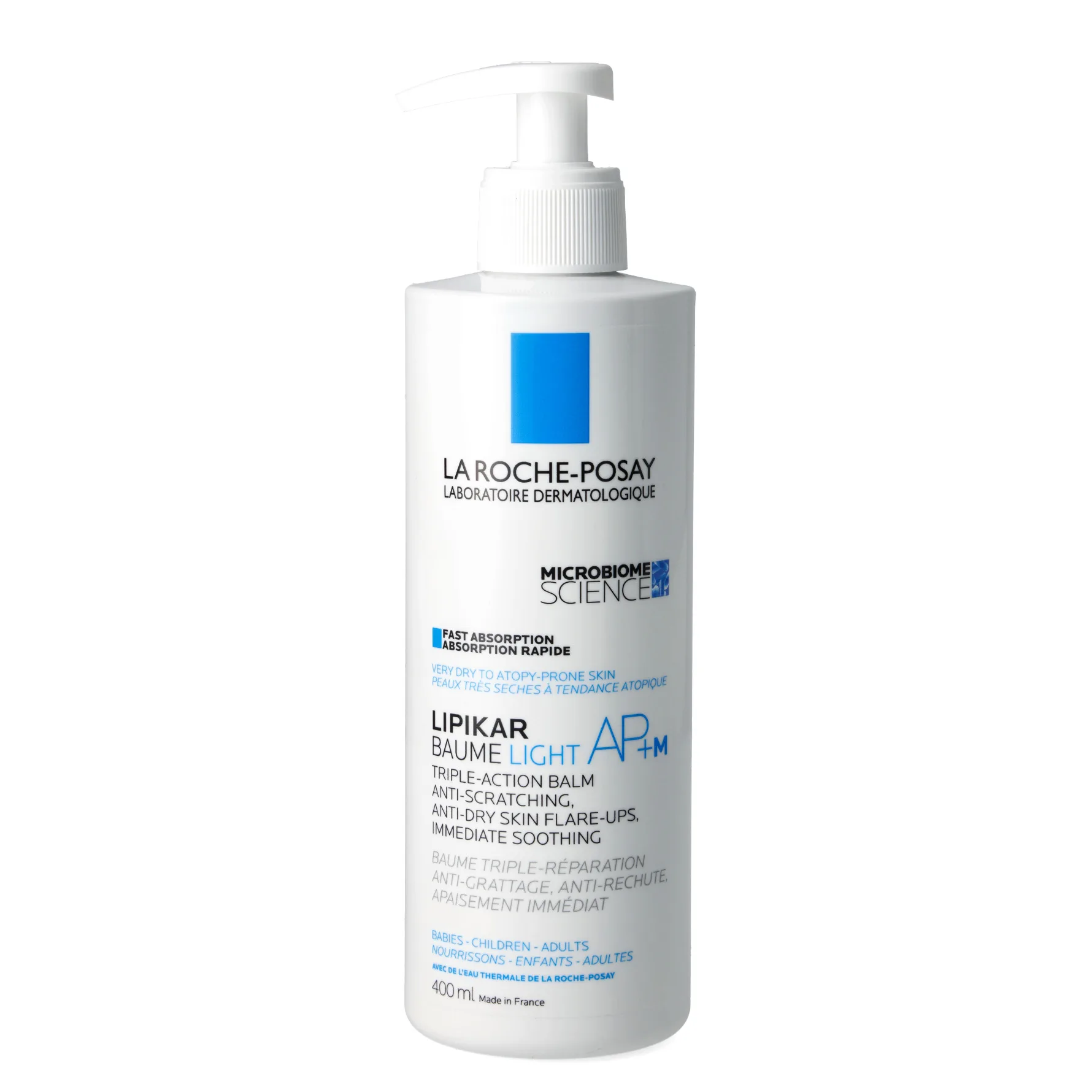 La Roche-Posay Lipikar Baume Light Ap+M Hoitovoide 400 ml Pumppu