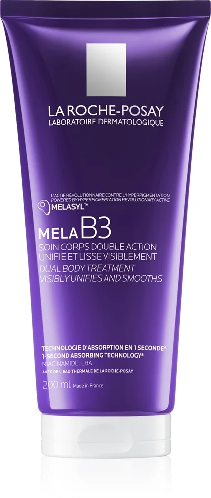 La Roche-Posay Mela B3 Dual Body Treatment Mjukgörande kroppslotion för korrigering av pigmentfläckar 200 ml