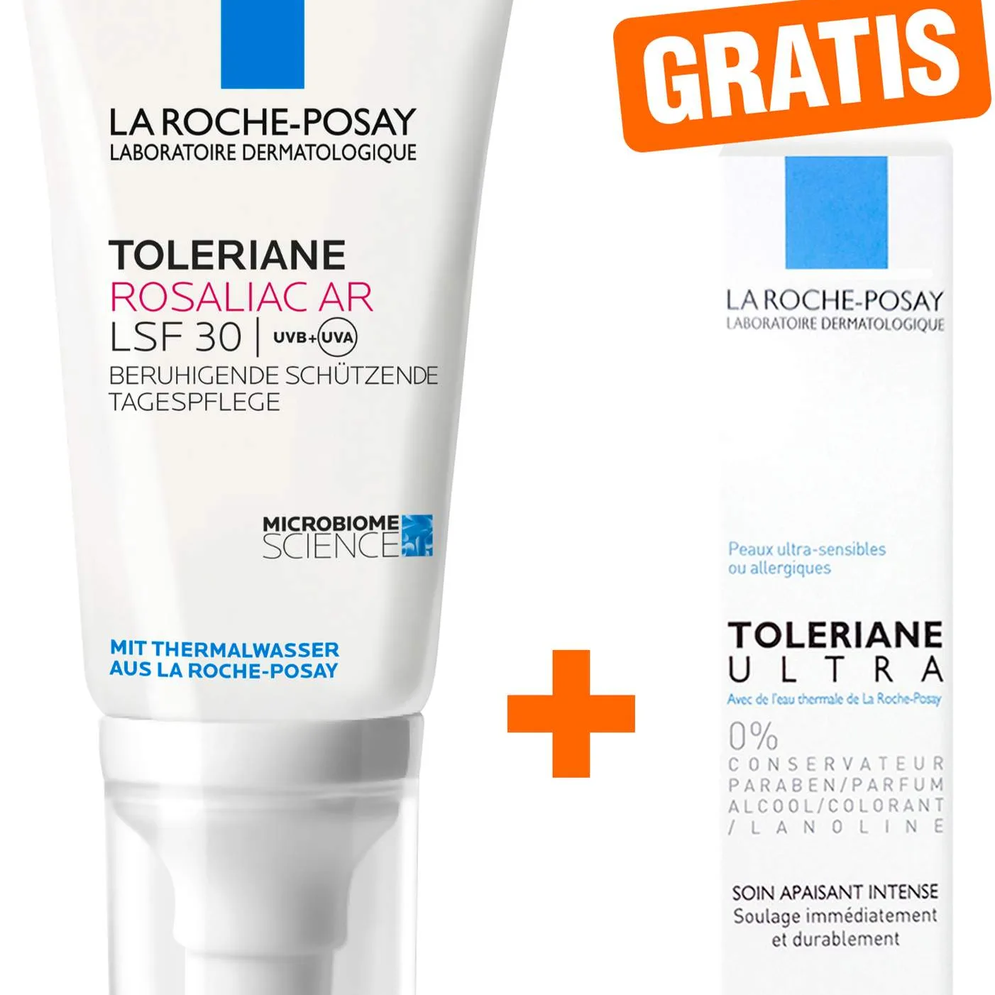 La Roche Posay Toleriane Rosaliac AR LSF 30 50 ml Creme + gratis Roche Posay Toleriane Dermallergo Augencreme 2 ml - Bei Rosacea