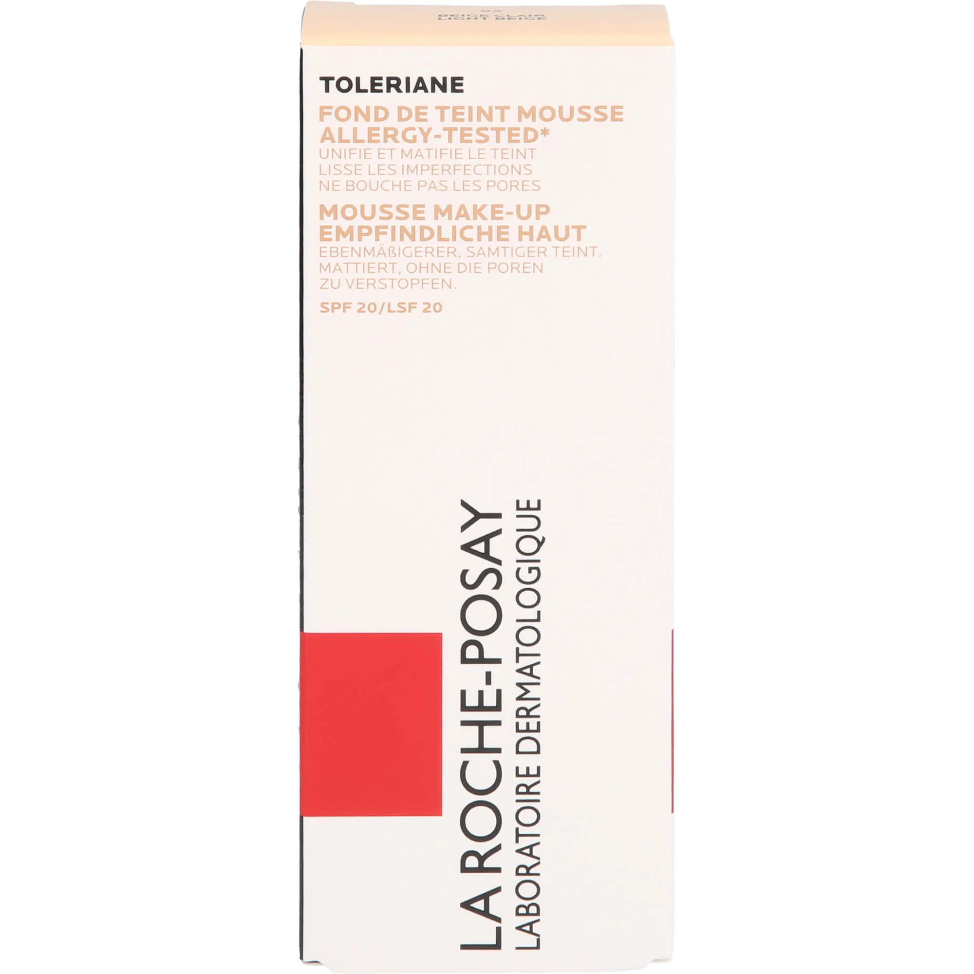 La Roche-Posay Toleriane Teint mattierendes Mousse Make-Up 02, 30 ml Creme
